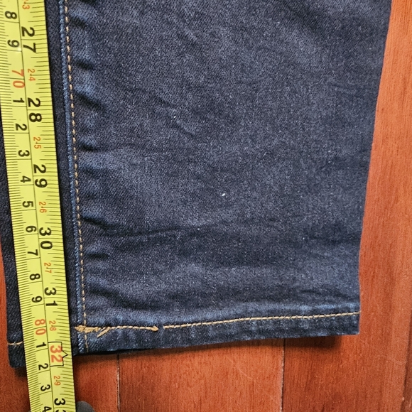 Lands' End Women's Navy Slim Stretch Jeans Sz 10 - Picture 5 of 7